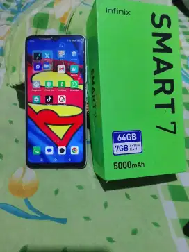 infinix smart 7 hp dusbook(4+3gb ram)64gb rom mahar bt tt original