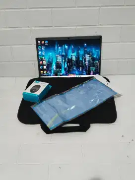 Axioo MyBook 14F
Intel Celeron N4020
Ram 8 GB 
SSD 256 GB