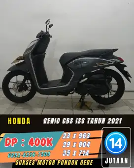DP 400 RIBU HONDA GENIO CBS ISS TAHUN 2021