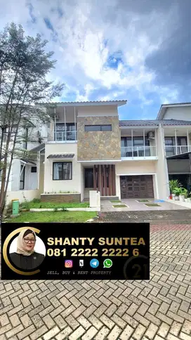 Rumah Modern unfurnished 2 Lantai di Kebayoran Bintaro Jaya SC-16171