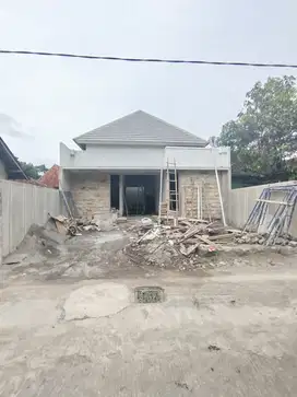 Rumah Kekinian Timur Kampus UII dekat Pasar Jangkang Proses Bangun