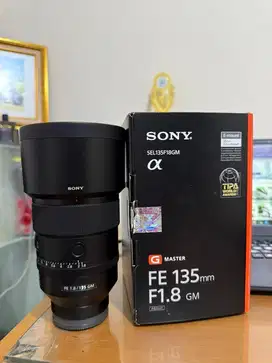 Lensa sony FE 135 mm GM Like New