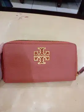 Termurah Dompet Tory Burch warna Peach cantik