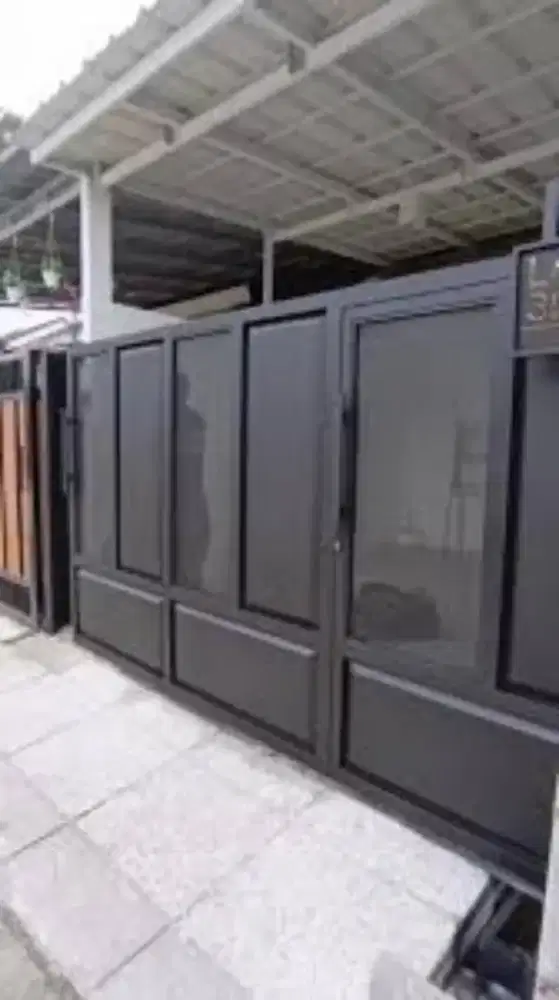 Pagar plat perforated bulat