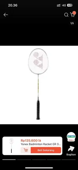 Raket Badminton Buku Tangkis Yonex