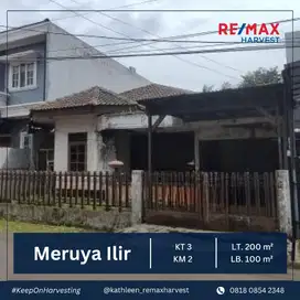 DIJUAL CEPAT ! RUMAH TUA, LEBAR 10 METER LINGKUNGAN BAGUS, DI MERUYA