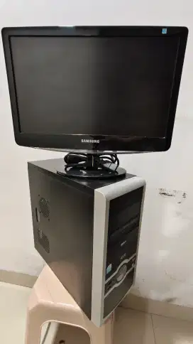 PC & Monitor Samsung 18,5 Inch (No HDD)