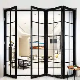 Pintu Lipat Aluminium Kaca Minimalis – jakarta tangerang