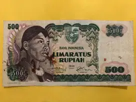 Uang kuno Lima Ratus Rupiah Jendral Sudirman