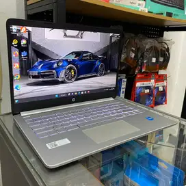 HP 14S Intel i3 1115G4 RAM 8 GB SSD 256 GB Laptop Second Murah Normal