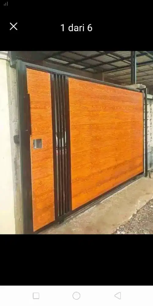 Pagar rumah minimalis grc