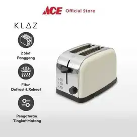 Toaster ACE KLAZ Double Bread – KONDISI BARU, BELUM PERNAH DIPAKAI!