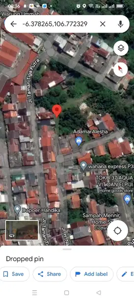Jual Murah' Kontrakan 4 pintu di Pasir Putih jl nangka sawngan depok