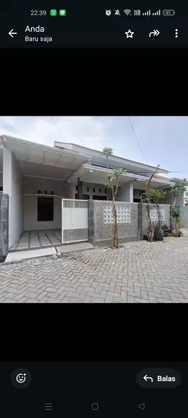 2 Unit Rumah Baru Murah siap Huni di Batas Kota Surabaya, SBY Barat