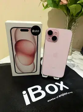 JUAL CEPAT IP 15 IBOX 128 GB PINK FREE ANTI GORES