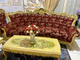 Kursi jati romawi kerang royal 3211 noken