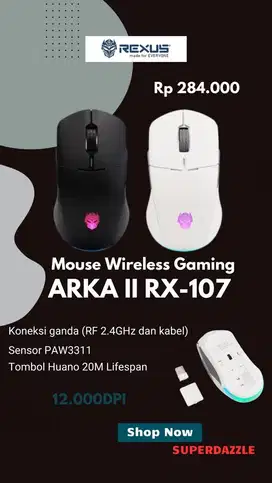 Mouse wireless gaming Rexus Arka II RX-107