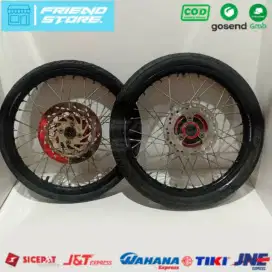 Velg Shogun Ring 17 JIN FEI Sepasang + Ban (Second)