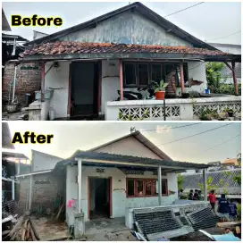 JASA RENOVASI & PASANG BARU ATAP RUMAH