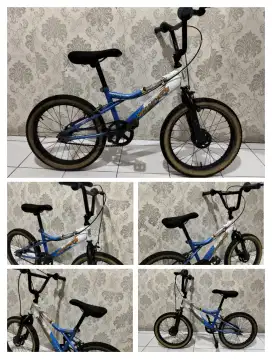 Wimcycle sepeda BMX anak ukuran 18 untuk usia 5 sampai 8 tahun