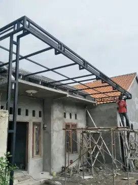 Tukang perbaikan atap bocor renovasi pasang baja ringan plafon PVC GRC