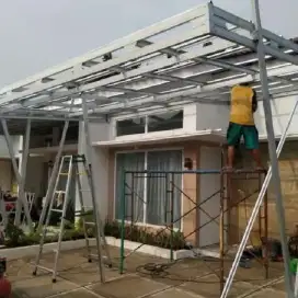 Tukang perbaikan atap bocor renovasi pasang baja ringan plafon PVC GRC