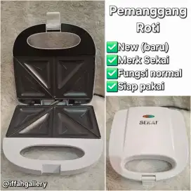 Sandwich Toaster Pemanggang Roti Baru Normal Siap Pakai
