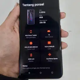 Asus rog 7 ram 8 / 256 resmi fullset original