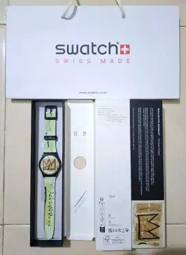 Swatch x JMB (Jean Michel Basquiat) Original Resmi PT.MAP