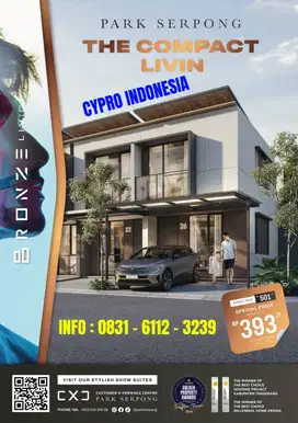 RUMAH MINIMALIS EXCLUSIVE BRONZE LIVIN PARK SERPONG LEGOK TANGERANG