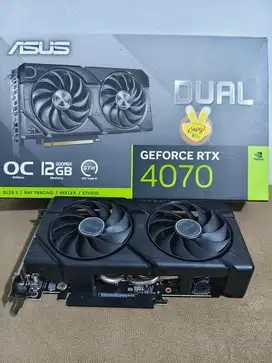Vga rtx 4070 asus dual geforce evo oc edition 12gb gddr6x full garansi