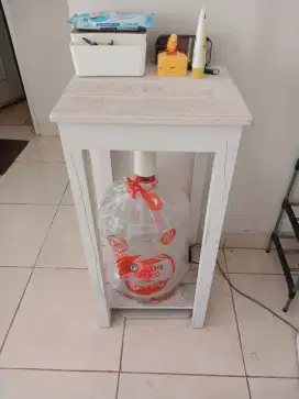 Dijual Meja Rak Kayu Dispenser Galon