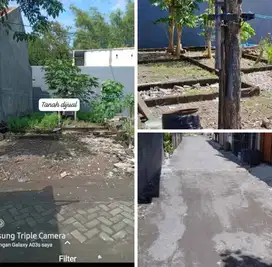 Tanah pekarangan siap bangun full pondasi Citra Harmoni Trosobo