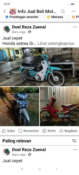 Honda astrea supra 2000 langka original