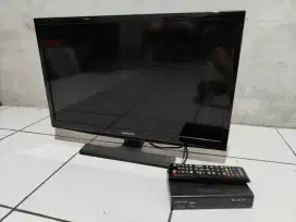 TV led Samsung 24 inch + stb fullset