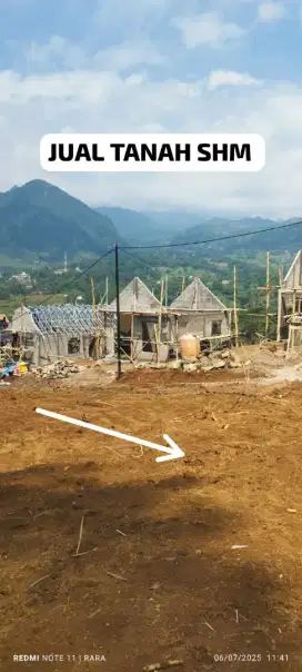 JUAL CEPAT TANAH SHM MASUK MOBIL DEKAT JALAN