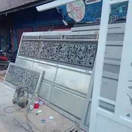 Tukang las pembuatan pagar kanopi tralis jendela