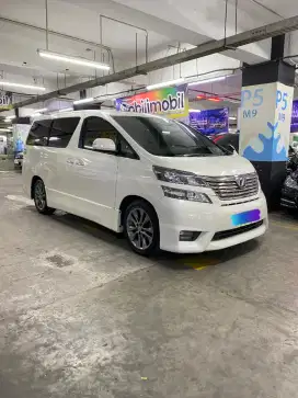 Toyota Vellfire 2.4 Z Audioless AT 2011 Putih Rawatan Rare Istimewa
