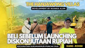 Tanah nuansa alam hanjawong villas di puncak dua bogor