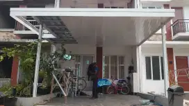 Kanopi Baja ringan plus plafon pvc murah