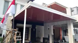 Kanopi baja ringan plus plafon pvc