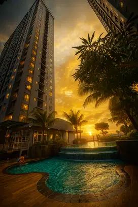 Dijual Apartemen Vida View Type 2BR Full Furnish Hadap Kolam Renang