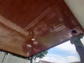 Kanopi baja ringan plus plafon pvc murah