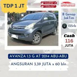 TDP Hanya 1 Juta Avanza 1.3 G 2014 AT Abu-abu