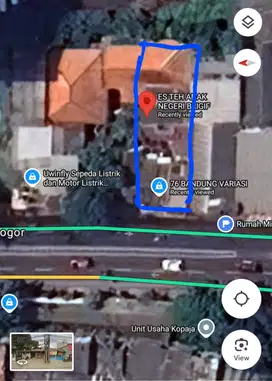 DISEWAKAN RUMAH USAHA LOKASI STRATEGIS Jl Raya Jakarta-Bogor, Jakarta