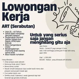 DICARI ART SERABUTAN!