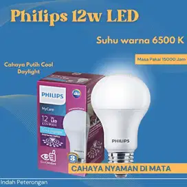 Lampu Philips Bulb 12W LED CAHAYA PUTIH