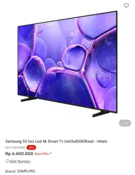smart tv promo bisa cicilan syarat ktp tanpa dp