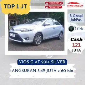 TDP Hanya 1 Juta Vios G AT 2014 Silver