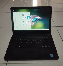Laptop dell slim core i3 gen 5 ram 4 batre 4 jam wimdows 10 aman semua